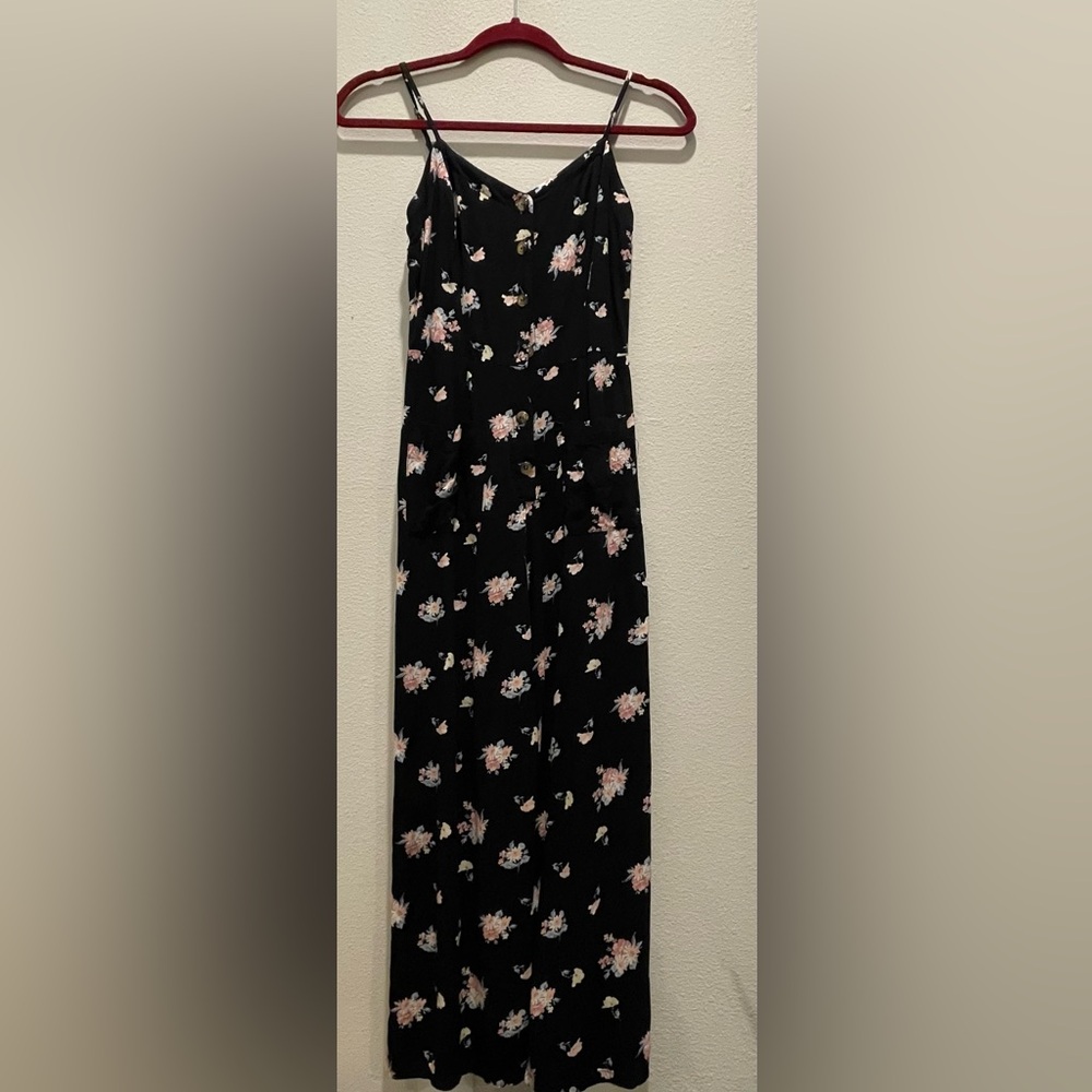 Floral Black Jumper